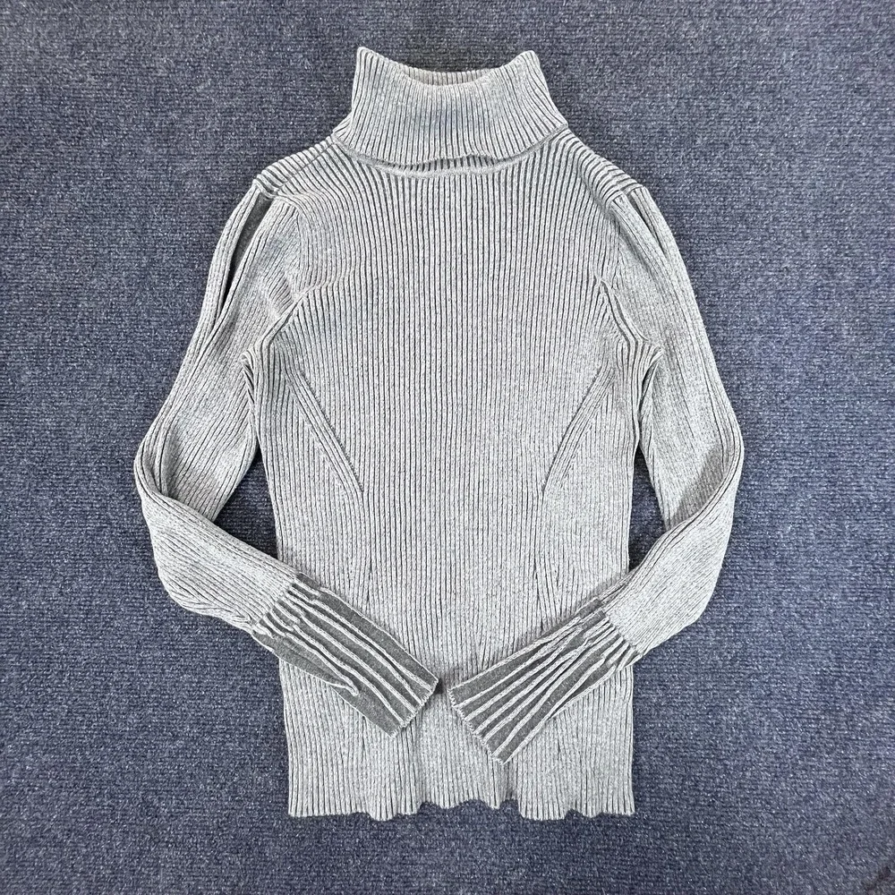 Philosophy Sweater Womens Medium Ribbed Turtleneck Pullover Knit‎ Long Sleeve